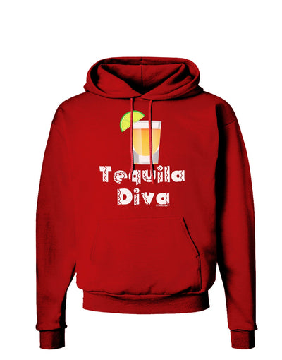 Tequila Diva - Cinco de Mayo Design Dark Hoodie Sweatshirt by TooLoud-Hoodie-TooLoud-Red-Small-Davson Sales