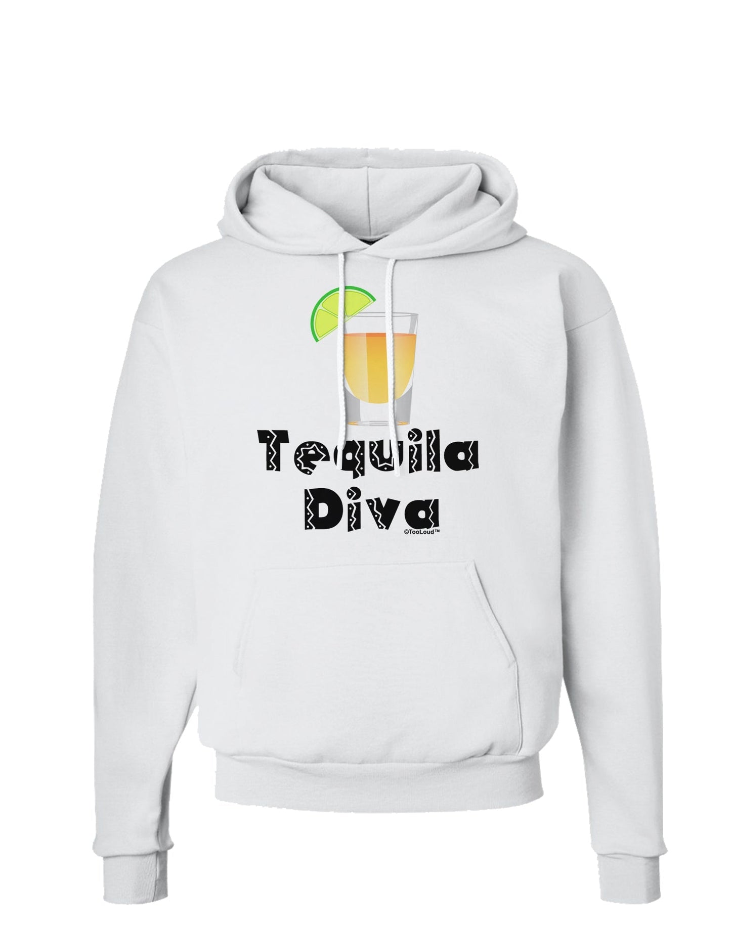 Tequila Diva - Cinco de Mayo Design Hoodie Sweatshirt by TooLoud-Hoodie-TooLoud-White-Small-Davson Sales