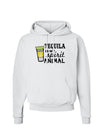 Tequila Is My Spirit Animal Hoodie Sweatshirt-Hoodie-TooLoud-White-Small-Davson Sales