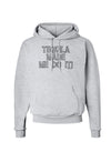 Tequila Made Me Do It - Bone Text Hoodie Sweatshirt by TooLoud-Hoodie-TooLoud-AshGray-Small-Davson Sales