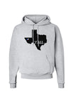 Texas State Y'all Design with Flag Heart Hoodie Sweatshirt by TooLoud-Hoodie-TooLoud-AshGray-Small-Davson Sales