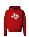 Texas - United States Shape Dark Hoodie Sweatshirt by TooLoud-Hoodie-TooLoud-Red-Small-Davson Sales