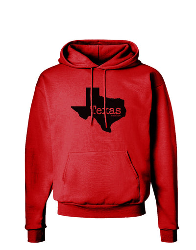 Texas - United States Shape Hoodie Sweatshirt by TooLoud-Hoodie-TooLoud-Red-Small-Davson Sales