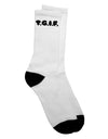 TGIF Adult Crew Socks - A Stylish Collection for the Weekend Enthusiasts - by TooLoud-Socks-TooLoud-White-Ladies-4-6-Davson Sales