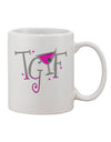 TGIF Martini Printed 11 oz Coffee Mug - Expertly Crafted Drinkware-11 OZ Coffee Mug-TooLoud-White-Davson Sales