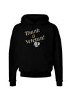 Thank A Veteran Dark Hoodie Sweatshirt-Hoodie-TooLoud-Black-Small-Davson Sales