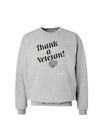 Thank A Veteran Sweatshirt-Sweatshirts-TooLoud-AshGray-Small-Davson Sales