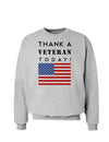 Thank a Veteran Today Sweatshirt-Sweatshirts-TooLoud-AshGray-Small-Davson Sales