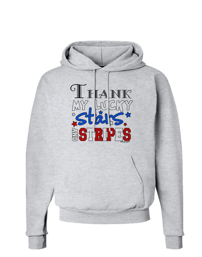 Thank My Lucky Stars and Stripes Color Hoodie Sweatshirt by TooLoud-Hoodie-TooLoud-AshGray-Small-Davson Sales