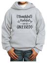 Thankful grateful oh so blessed Youth Hoodie Pullover Sweatshirt-Youth Hoodie-TooLoud-Ash-XS-Davson Sales