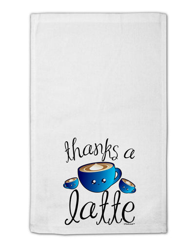 Thanks a Latte - Cute Mug 11&#x22;x18&#x22; Dish Fingertip Towel-Fingertip Towel-TooLoud-White-Davson Sales