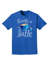 Thanks a Latte - Cute Mug Adult Dark T-Shirt-Mens T-Shirt-TooLoud-Royal-Blue-Small-Davson Sales