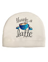 Thanks a Latte - Cute Mug Adult Fleece Beanie Cap Hat-Beanie-TooLoud-White-One-Size-Fits-Most-Davson Sales