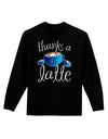 Thanks a Latte - Cute Mug Adult Long Sleeve Dark T-Shirt-TooLoud-Black-Small-Davson Sales