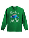 Thanks a Latte - Cute Mug Adult Long Sleeve Dark T-Shirt-TooLoud-Kelly-Green-Small-Davson Sales