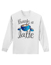 Thanks a Latte - Cute Mug Adult Long Sleeve Shirt-Long Sleeve Shirt-TooLoud-White-Small-Davson Sales