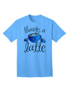Thanks a Latte - Cute Mug Adult T-Shirt-Mens T-Shirt-TooLoud-Aquatic-Blue-Small-Davson Sales