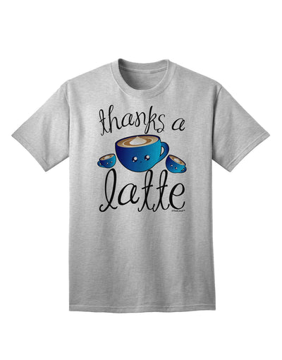 Thanks a Latte - Cute Mug Adult T-Shirt-Mens T-Shirt-TooLoud-AshGray-Small-Davson Sales