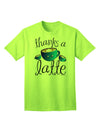 Thanks a Latte - Cute Mug Adult T-Shirt-Mens T-Shirt-TooLoud-Neon-Green-Small-Davson Sales