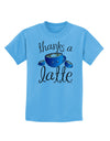 Thanks a Latte - Cute Mug Childrens T-Shirt-Childrens T-Shirt-TooLoud-Aquatic-Blue-X-Small-Davson Sales