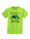 Thanks a Latte - Cute Mug Childrens T-Shirt-Childrens T-Shirt-TooLoud-Lime-Green-X-Small-Davson Sales