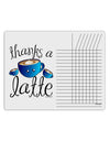 Thanks a Latte - Cute Mug Chore List Grid Dry Erase Board-Dry Erase Board-TooLoud-White-Davson Sales