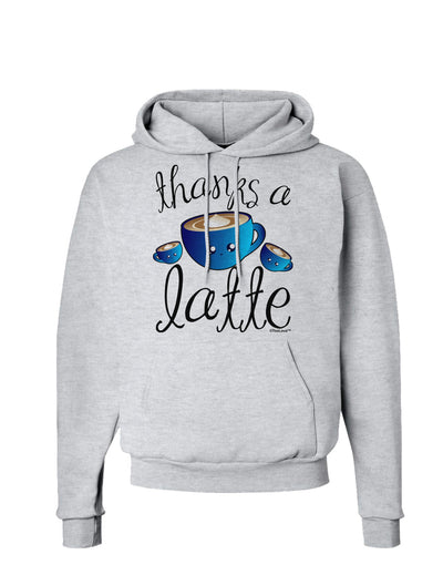 Thanks a Latte - Cute Mug Hoodie Sweatshirt-Hoodie-TooLoud-AshGray-Small-Davson Sales