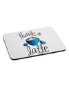 Thanks a Latte - Cute Mug Mousepad-TooLoud-White-Davson Sales