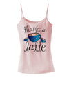 Thanks a Latte - Cute Mug Spaghetti Strap Tank-Womens Spaghetti Strap Tanks-TooLoud-SoftPink-X-Small-Davson Sales