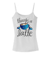 Thanks a Latte - Cute Mug Spaghetti Strap Tank-Womens Spaghetti Strap Tanks-TooLoud-White-X-Small-Davson Sales