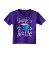 Thanks a Latte - Cute Mug Toddler T-Shirt Dark-Toddler T-Shirt-TooLoud-Purple-2T-Davson Sales