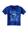 Thanks a Latte - Cute Mug Toddler T-Shirt Dark-Toddler T-Shirt-TooLoud-Royal-Blue-2T-Davson Sales