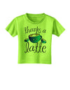 Thanks a Latte - Cute Mug Toddler T-Shirt-Toddler T-Shirt-TooLoud-Lime-Green-2T-Davson Sales