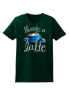 Thanks a Latte - Cute Mug Womens Dark T-Shirt-TooLoud-Forest-Green-Small-Davson Sales