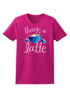 Thanks a Latte - Cute Mug Womens Dark T-Shirt-TooLoud-Hot-Pink-Small-Davson Sales