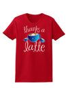 Thanks a Latte - Cute Mug Womens Dark T-Shirt-TooLoud-Red-X-Small-Davson Sales