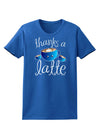 Thanks a Latte - Cute Mug Womens Dark T-Shirt-TooLoud-Royal-Blue-X-Small-Davson Sales