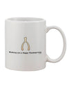 Thanksgiving Blessings Expressed with Elegance - 11 oz Wishbone Printed Coffee Mug TooLoud-11 OZ Coffee Mug-TooLoud-White-Davson Sales