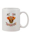 Thanksgiving Celebration 11 oz Coffee Mug - Expertly Crafted Drinkware-11 OZ Coffee Mug-TooLoud-White-Davson Sales