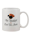 Thanksgiving Delight 11 oz Printed Coffee Mug - Expertly Crafted Drinkware-11 OZ Coffee Mug-TooLoud-White-Davson Sales