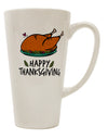 Thanksgiving Delight 16 Ounce Conical Latte Coffee Mug - Expertly Crafted Drinkware-Conical Latte Mug-TooLoud-Davson Sales