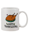 Thanksgiving-Themed 11 oz Coffee Mug - Expertly Crafted for Your Joyful Celebrations - TooLoud-11 OZ Coffee Mug-TooLoud-Davson Sales