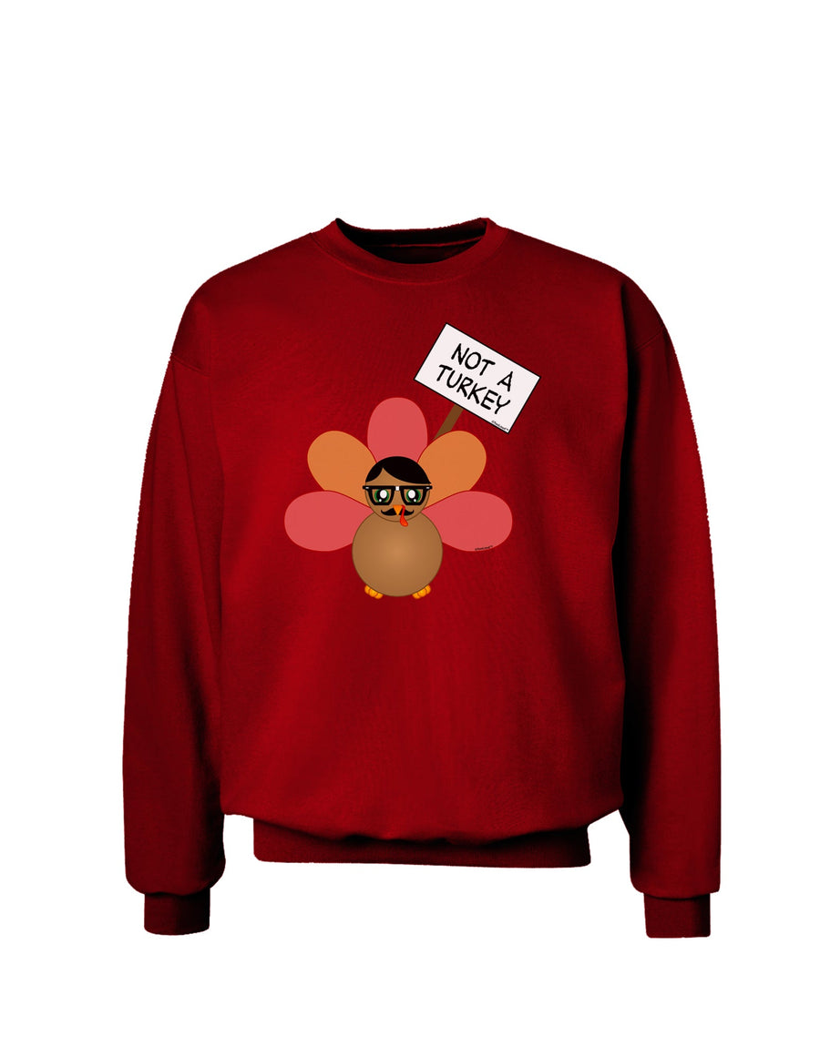 Thanksgiving Turkey in Disguise Adult Dark Sweatshirt by TooLoud-Sweatshirts-TooLoud-Black-Small-Davson Sales