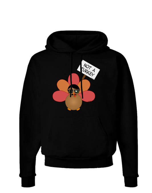 Thanksgiving Turkey in Disguise Dark Hoodie Sweatshirt by TooLoud-Hoodie-TooLoud-Black-Small-Davson Sales