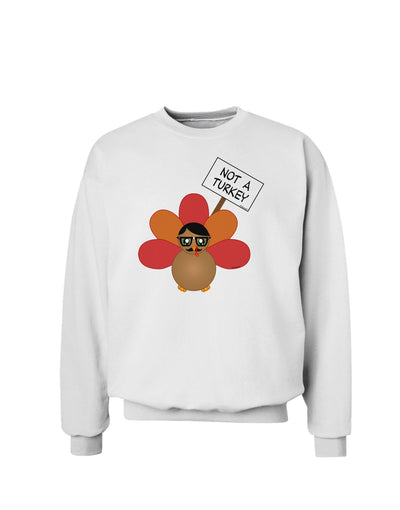 Thanksgiving Turkey in Disguise Sweatshirt by TooLoud-Sweatshirts-TooLoud-White-Small-Davson Sales