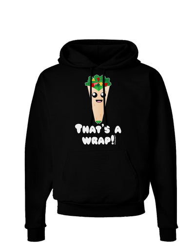 Thats A Wrap Cute Wrap Dark Hoodie Sweatshirt-Hoodie-TooLoud-Black-Small-Davson Sales