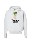 Thats A Wrap Cute Wrap Hoodie Sweatshirt-Hoodie-TooLoud-White-Small-Davson Sales