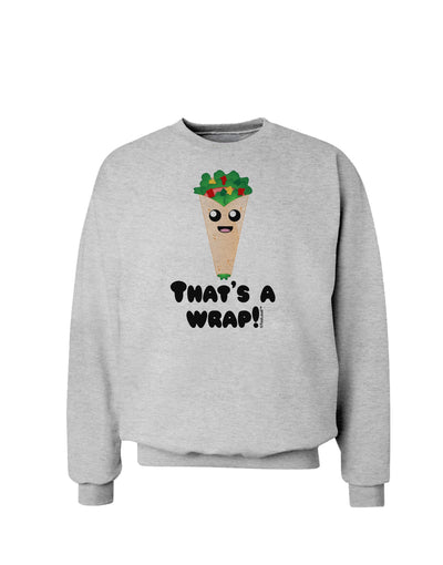 Thats A Wrap Cute Wrap Sweatshirt-Sweatshirts-TooLoud-AshGray-Small-Davson Sales