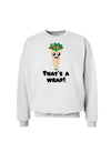 Thats A Wrap Cute Wrap Sweatshirt-Sweatshirts-TooLoud-White-Small-Davson Sales