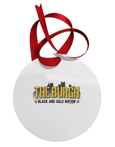 The Burgh Circular Metal Ornament-Ornament-TooLoud-White-Davson Sales